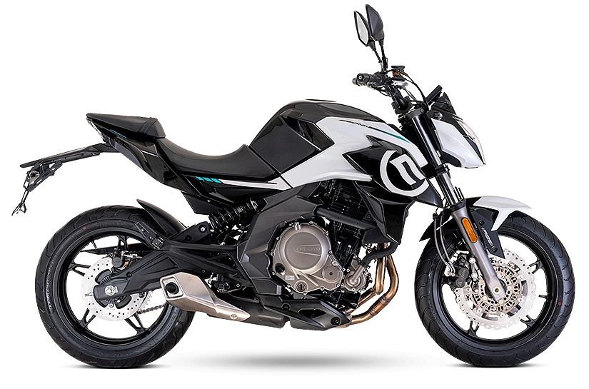 CF Moto Martínez - Perfil lateral de la CFMOTO 650 NK naked CF Motos Martínez - Vista lateral de la moto naked CFMOTO 650 NK